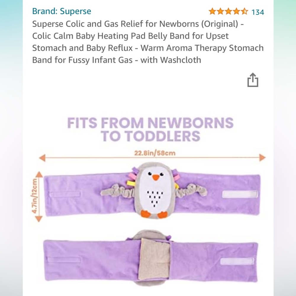 NEW Superse Baby Heating Pad - Picture 12 of 16